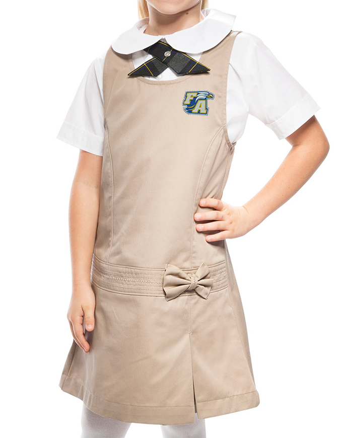 Classroom 54221 Uniforms Girls Zig-Zag Jumper With Embroidery Logo