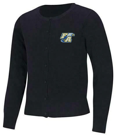 Classroom 56422 Uniforms Girls Cardigan Sweater Embroidery Logo