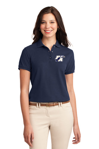 Port Authority L500 Women's Silk Touch Polo Ladies Middle School Pique Polo - Embroidery Logo