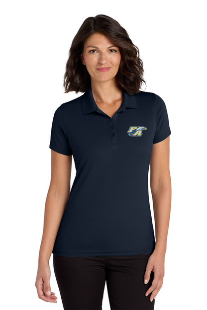 LK110 Port Authority® Women's Dry Zone® UV Micro-Mesh Polo Ladies Dri-Fit Elementary/Middle School Polos Embroidery Logo