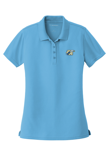 LK110 Port Authority® Women's Dry Zone® UV Micro-Mesh Polo Ladies Dri-Fit Elementary/Middle School Polos Embroidery Logo